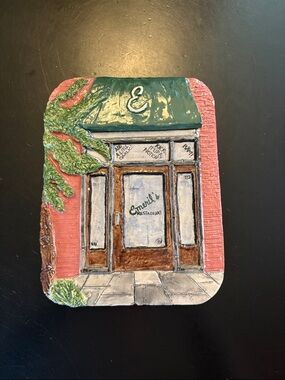 Vintage Handpainted Emeril Lagasse Wall Plaque